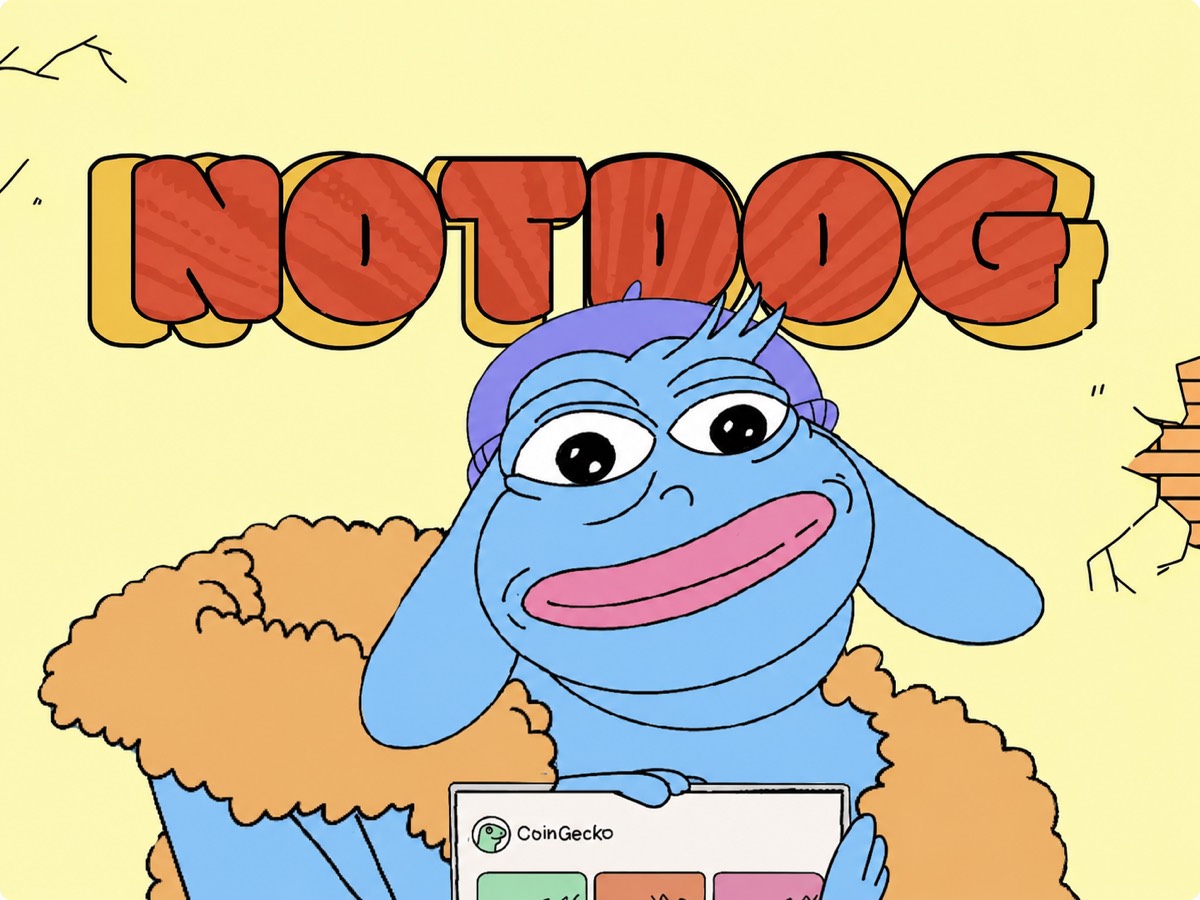 NOTDOG mascot with large NOTDOG comic title